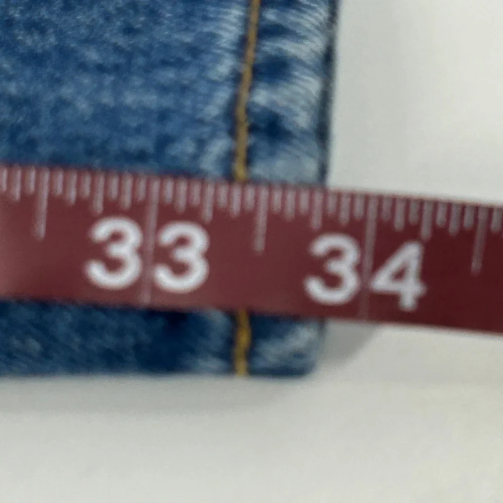 Levis 501 150th Anniversary Jeans Men's 36x34 Blue Distressed Straight Leg Denim